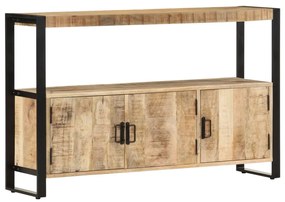 vidaXL Armário lateral 120x30x75 cm madeira de mangueira maciça