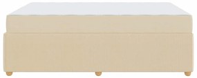Estrutura da Cama Outros Creme 160 x 200 cm tecido