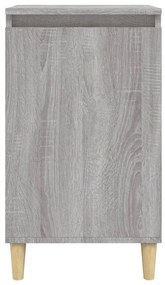 Mesas de cabeceira 2pcs 40x35x70 cm deriv. madeira cinza sonoma