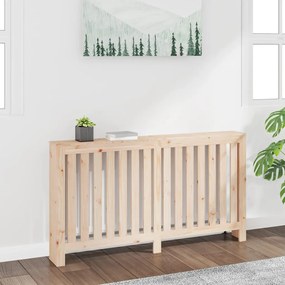 822576 vidaXL Cobertura de radiador 153 x 19 x 84 cm pinho maciço