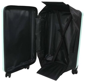 Mala Dobrável Casco Duro 24'' Verde Menta 43x27x66 cm ABS