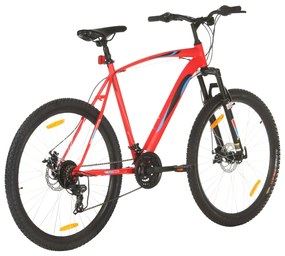 Bicicleta de montanha 21 velocidades roda 29" 53 cm vermelho