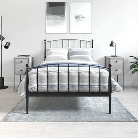 vidaXL Mesas de cabeceira 2 pcs derivados de madeira sonoma cinza