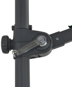 Guarda-sol de jardim com base portátil verde