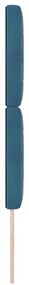 Cabeceira LED Azul Escuro, 80 cm, Veludo