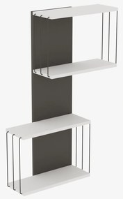 Prateleira de Parede Destan – Branco – 65x96x19 cm