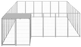 Canil 15,73 m² aço prateado