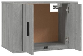 Móveis de TV de parede 2 pcs 57x34,5x40 cm cinzento sonoma