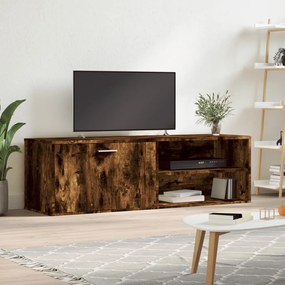 Móvel de TV 120x34x37 cm derivados de madeira carvalho fumado