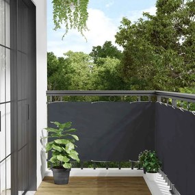 Tela de privacidade para varanda 500x120 cm PVC antracite