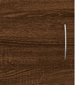 Móvel para TV 102x30x37,5cm derivados madeira carvalho castanho