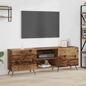 vidaXL Gabinete para TV com prateleira Madeira antiga 150 x 30 x 50 cm