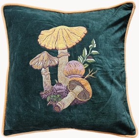 Capa de almofada em veludo Mushrooms
