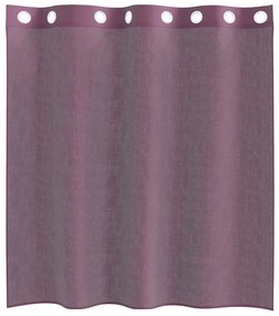 Cortinas de voile com ilhós 2 pcs roxo 140x140 cm