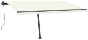Toldo automático independente 450x300 cm cor creme