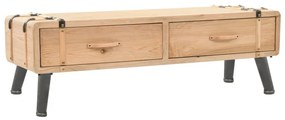 Móvel de TV madeira de abeto maciça 110x33x35 cm
