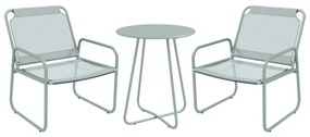 Conjunto de Móveis de Jardim Conjunto de 1 Mesa Redonda e 2 Cadeiras d