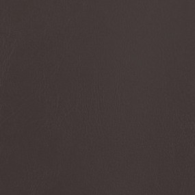 Poltrona couro artificial castanho