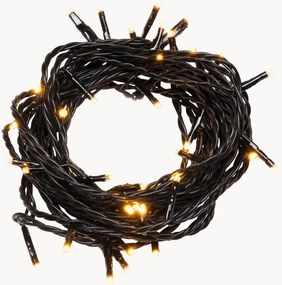 Grinalda de luzes LED para exterior com efeito cintilante Magda, branco quente