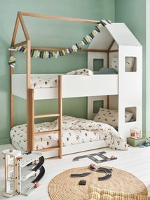 Cama infantil cabana beliche branco