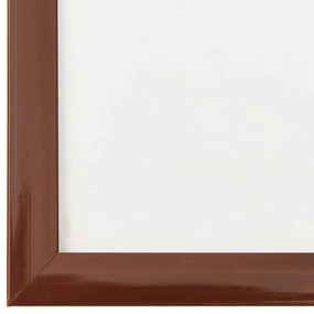 Molduras para parede ou mesa 5 pcs 59,4x84 cm MDF cor bronze
