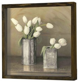 Pintura Decorativa em MDF com Moldura KZM450 – Multicolor – 34 x 34 cm