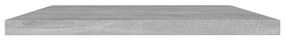 Prateleiras para estante 4 pcs 60x30x1,5cm contraplacado cinza