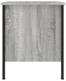 Mesa cabeceira 40x42x50 cm derivados de madeira cinzento sonoma