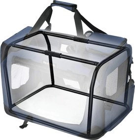 Transportadora para animais de estimação 70 x 52 x 52 cm L azul