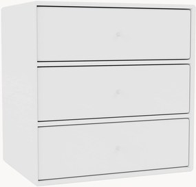 Módulo com gavetas Montana Mini 1007 para sistema de estantes modular