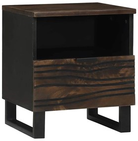 Gabinetes de Cabeceira 2 pcs 40 x 33 x 46 cm Madeira maciça de Manga