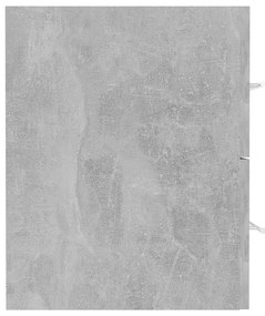 Armário p/ lavatório 41x38,5x48cm contraplacado cinzento cimento