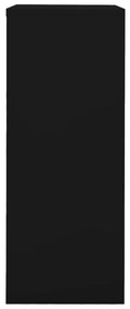 Armário de escritório 90x40x102 cm aço preto