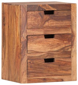 Mesa de cabeceira 40x30x50 cm madeira de acácia maciça