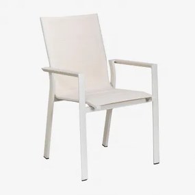 Pacote de 4 cadeiras de jardim empilháveis - Sklum