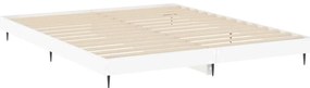 Estrutura de cama 150x200 cm derivados de madeira branco