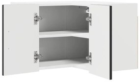 vidaXL Armário de Cozinha Preto 57 x 57 x 40 cm Madeira processada