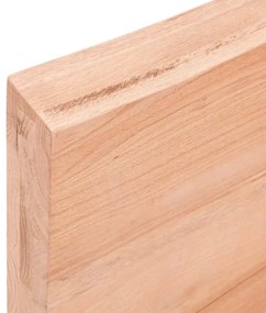 Prateleira de parede 200x60x(2-6) cm carvalho tratado castanho