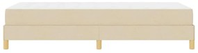 Cama Box Creme, Marrom 90 x 190 cm