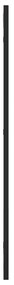 Espelho de parede retangular 30x80 cm ferro preto
