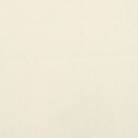 Almofadões de cadeira 2 pcs 40x40x7cm tecido oxford branco nata