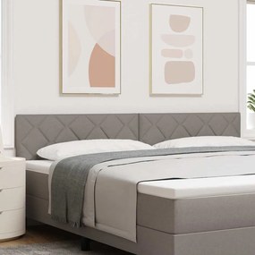 Cabeceira LED vidaXL Design Diamante Taupe 200 cm Tecido