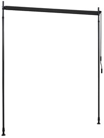Estore de rolo para exterior 200x270 cm antracite