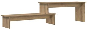 Gabinete para TV carvalho artisiano 180 x 30 x 43 cm