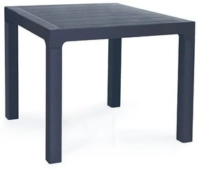 Mesa de Jantar para Jardim TROPICAL – 80x80x75 cm – Polipropileno Antr