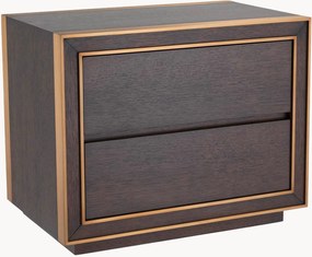 Mesa de cabeceira em madeira com gavetas Camelot