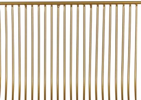 Conjunto de 2 bancos de bar em metal dourado FREDONIA Beliani