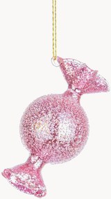 Ornamentos de Natal em vidro Toffee, conjunto de 12
