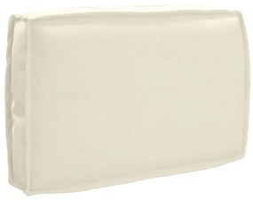vidaXL Almofada Creme 60 x 40 x 12 cm Tecido Oxford
