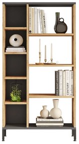 Estante RL3 – Pinho Atlântico e Antracite – 72x133,6x25,5 cm